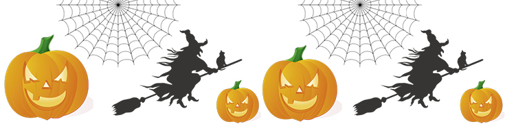 Halloween Zuckerumrandung 3-teilig – Essbares Tortenband für gruselige Tortendeko (6,5 x 26 cm)