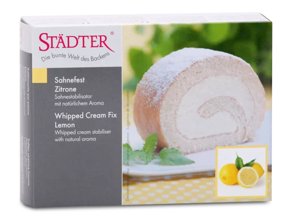 Sahnefest Zitrone 125 g – Sahnestabilisator mit Zitronengeschmack