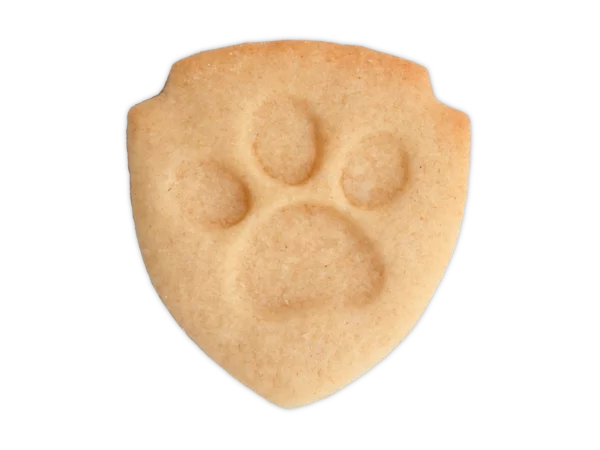 Paw Patrol Ausstecher Pfoten-Abzeichen 5,5 cm – Präge-Ausstecher mit Auswerfer