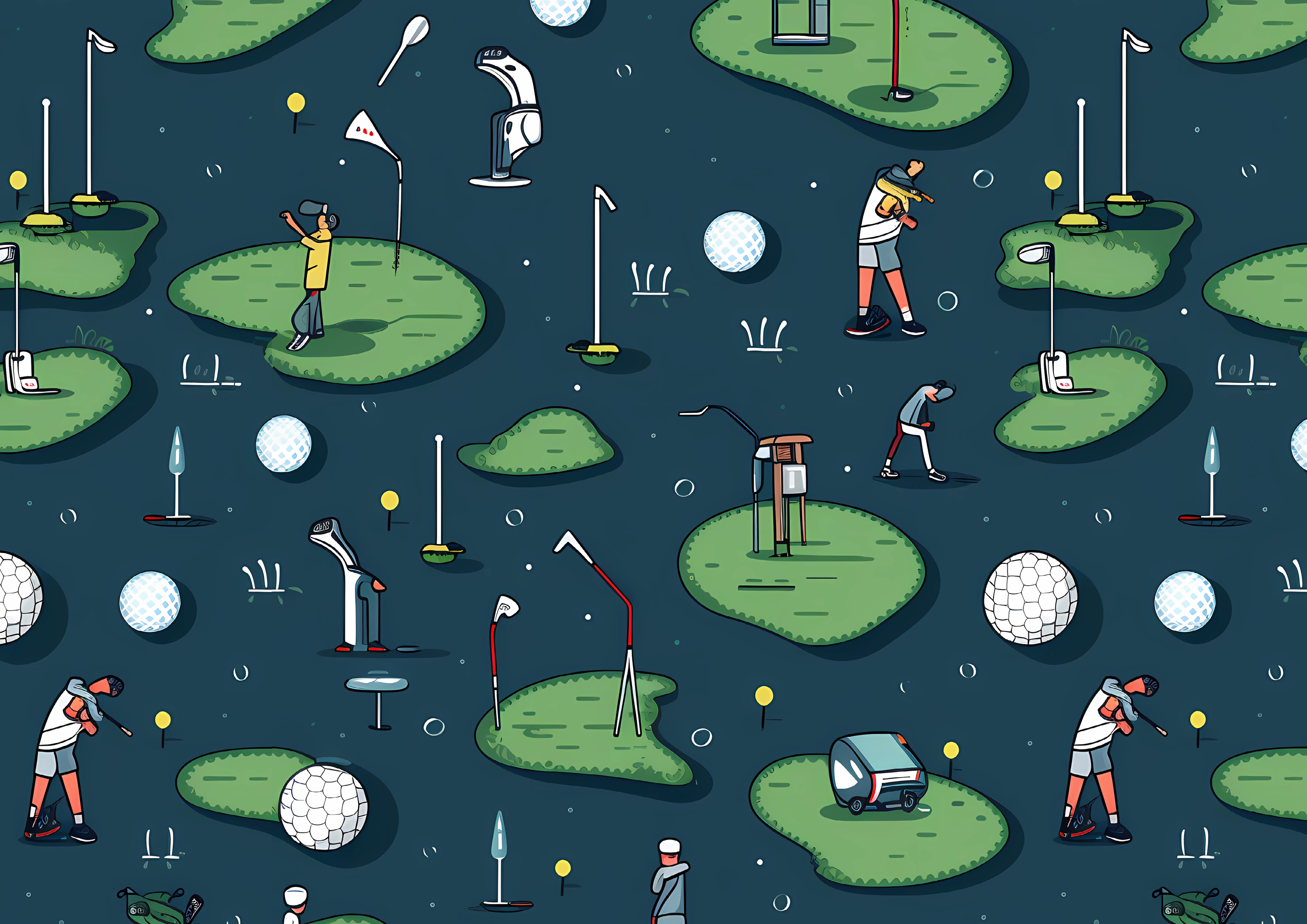 Deko Fondant Golf