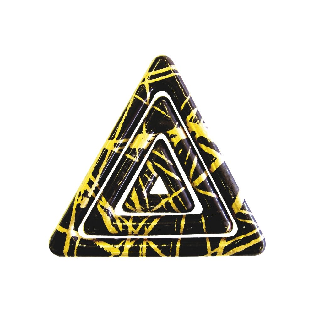Schokolade Gussform Dreieck mit Transferdruck