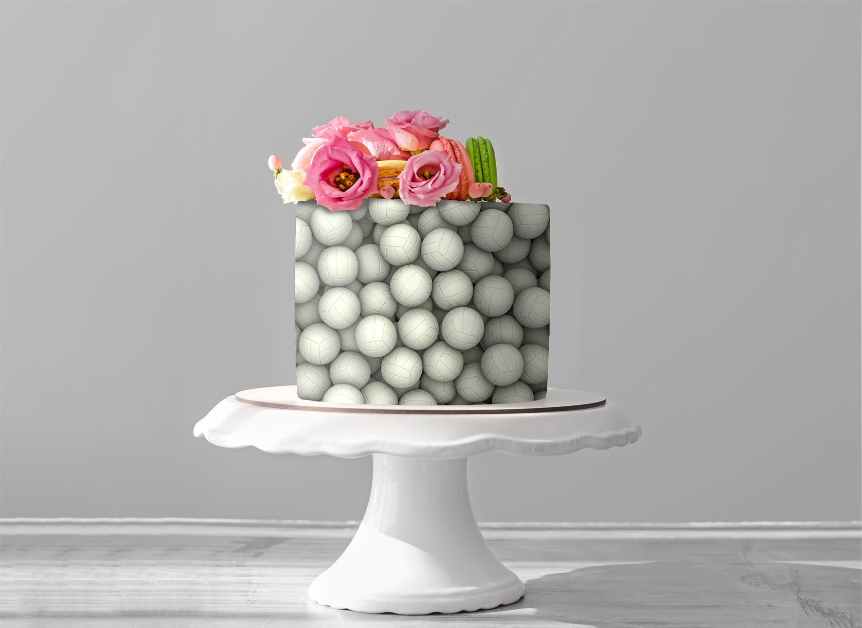 Deko Fondant Volleyball