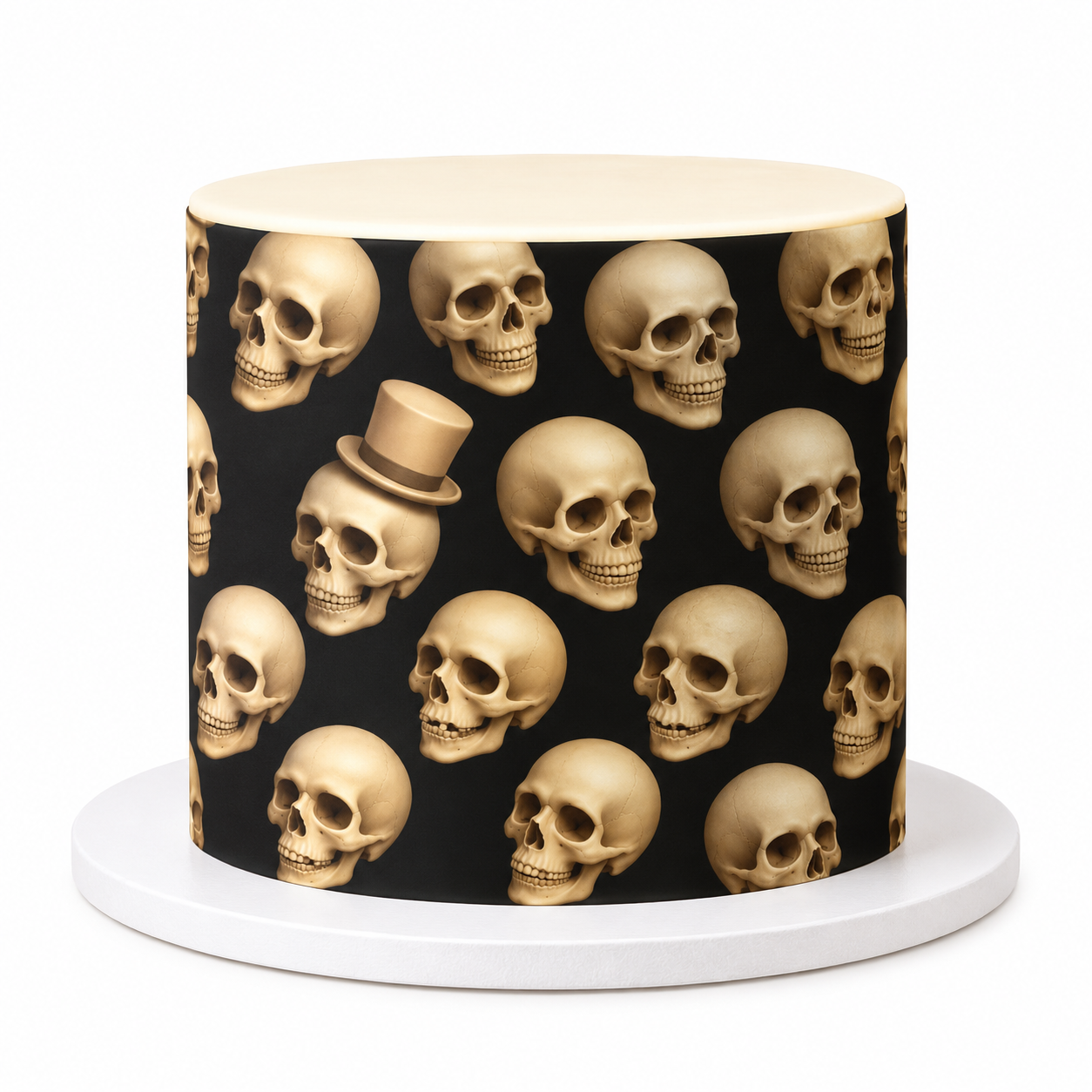 Deko Fondant Totenköpfe