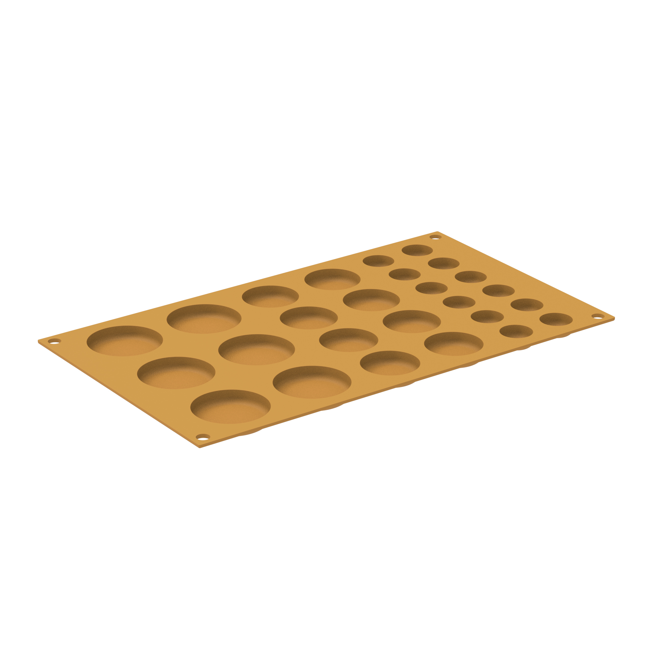 Silikomart Silikonform POIS – Dessertform Punkte Kreise 26 Kavitäten Profi