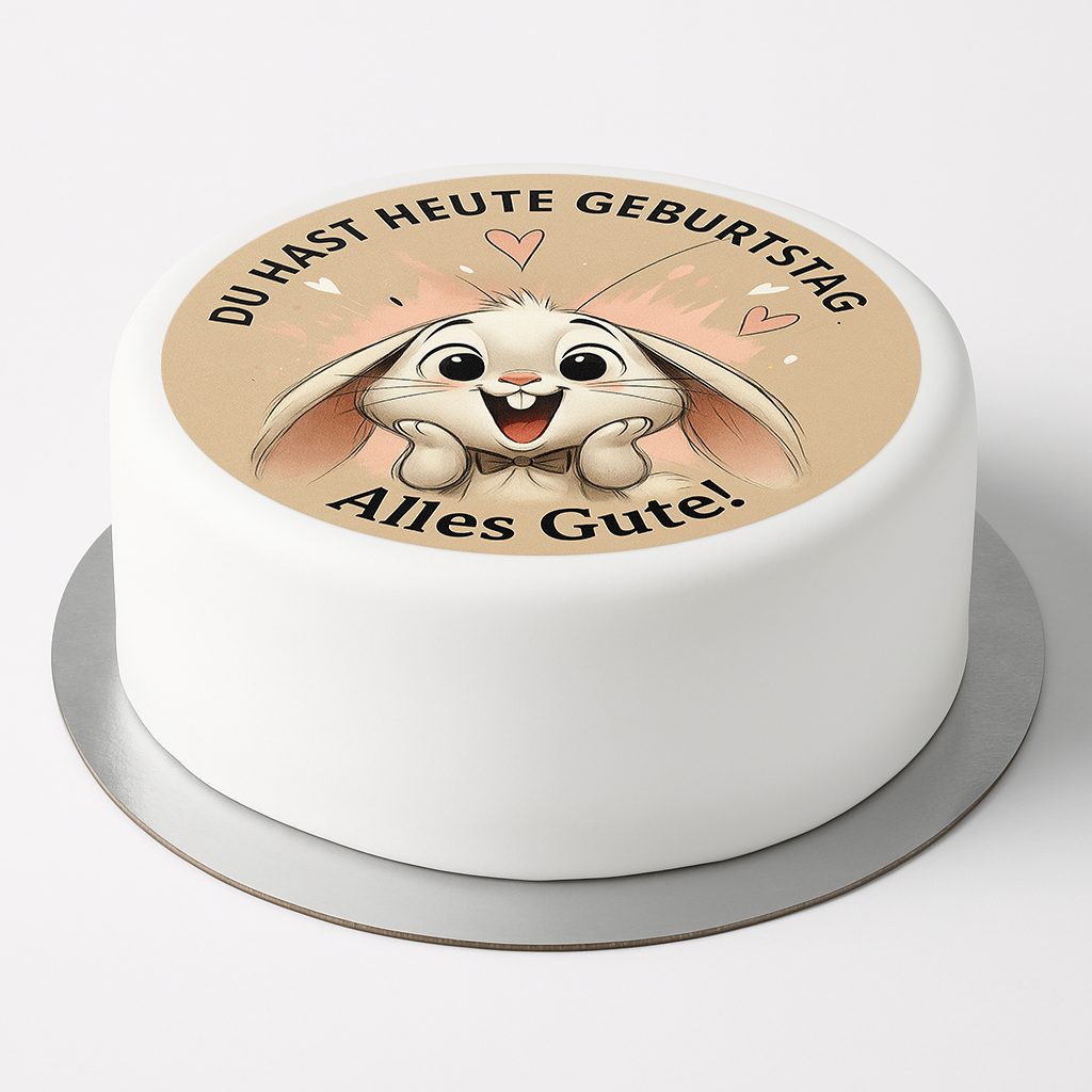 Tortenaufleger Geburtstag  