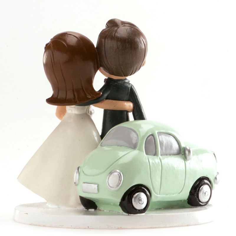 Hochzeitsfigur Caketopper Wedding Auto