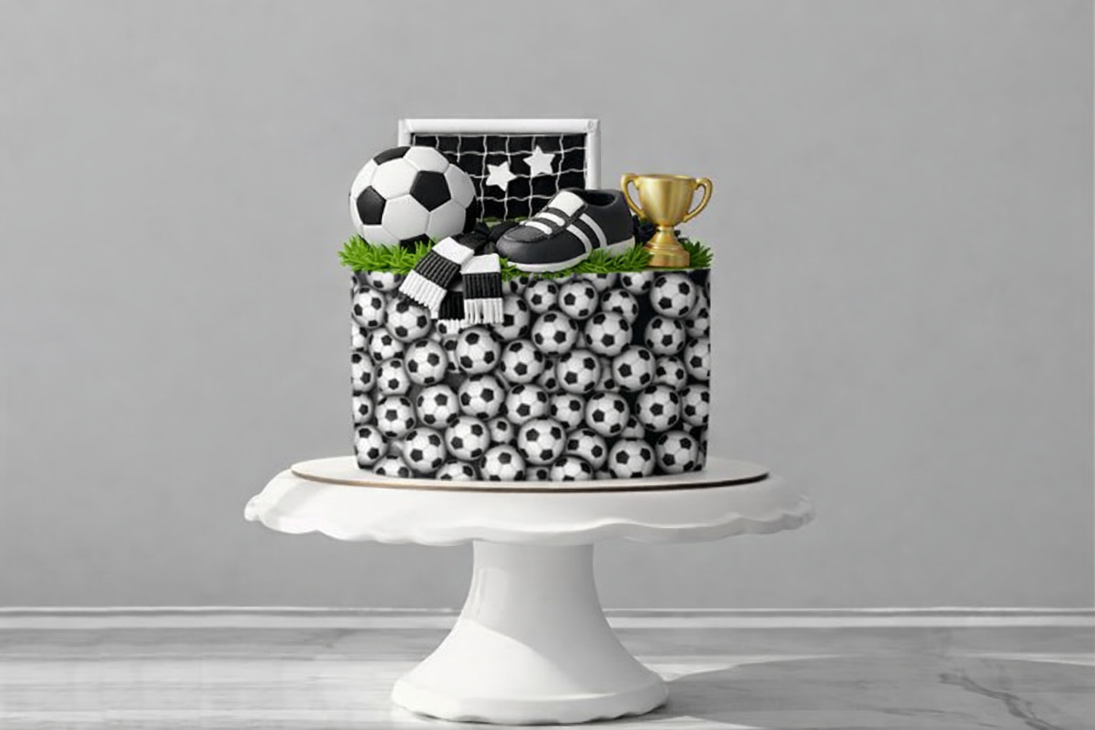 Deko Fondant Fussball