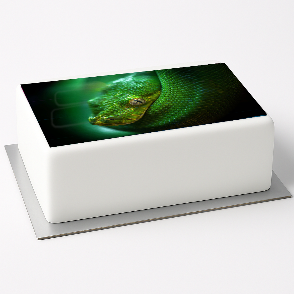 Tortenaufleger Schlange