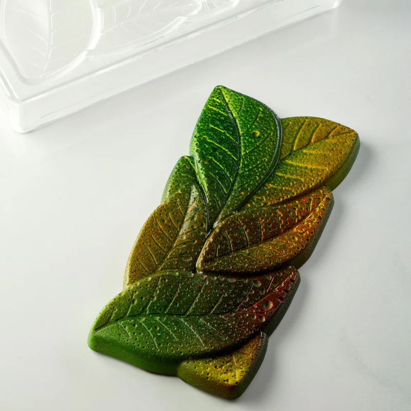 Gussform Pavoni PC5077 Garden – Schokoladentafelform mit Blätterdesign von Liudmila Pascurova