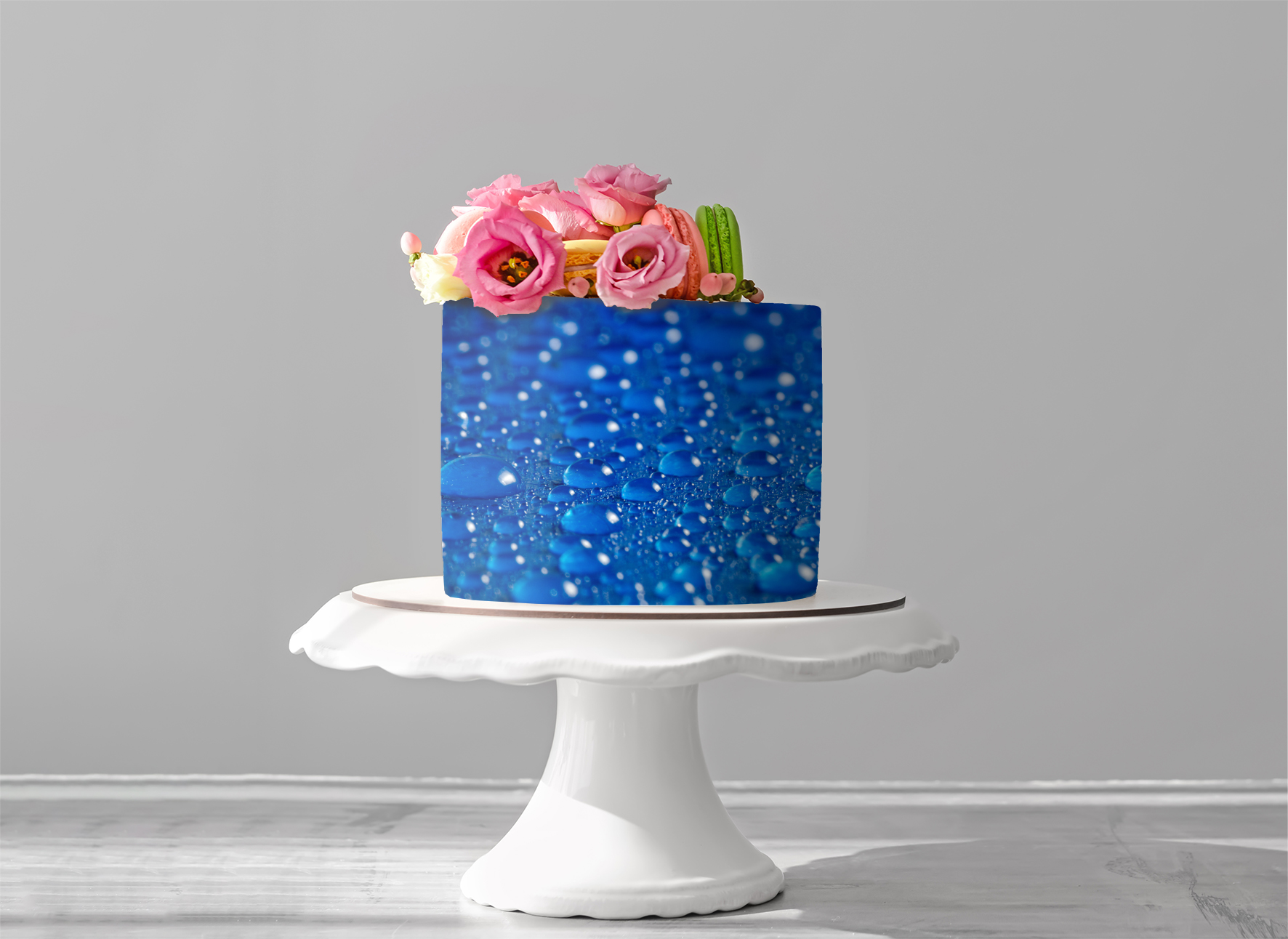 Deko Fondant Wassertropfen