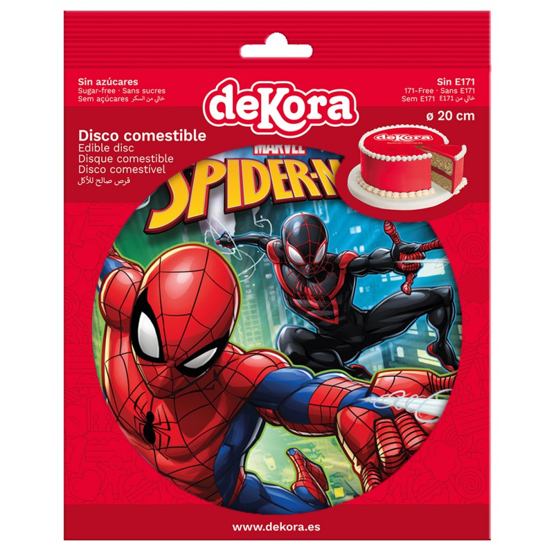 Spiderman Tortenbild 20 cm | zuckerfrei