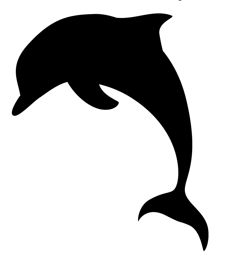 Pralinenaufkleber Sticker Delfin