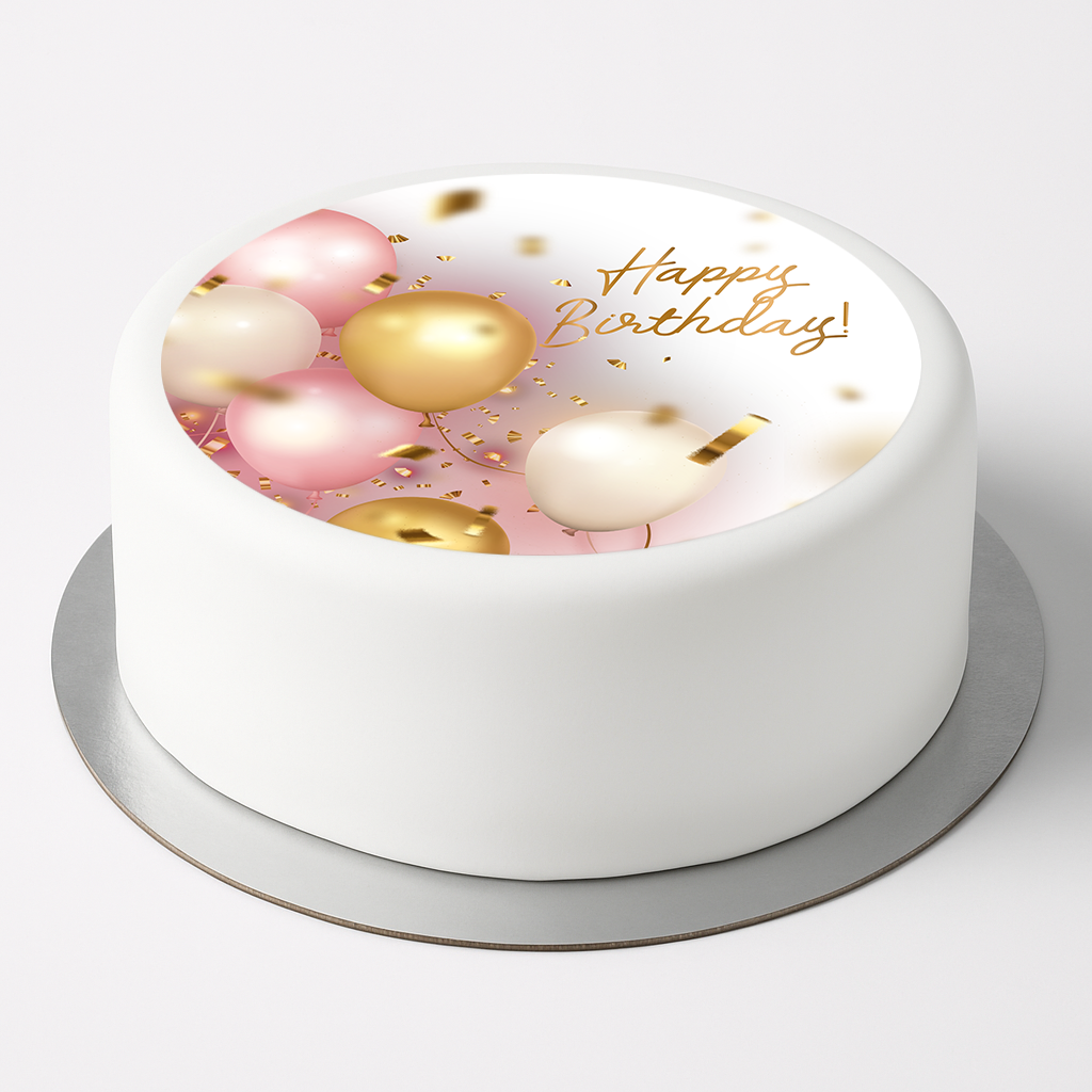 Tortenaufleger Happy Birthday