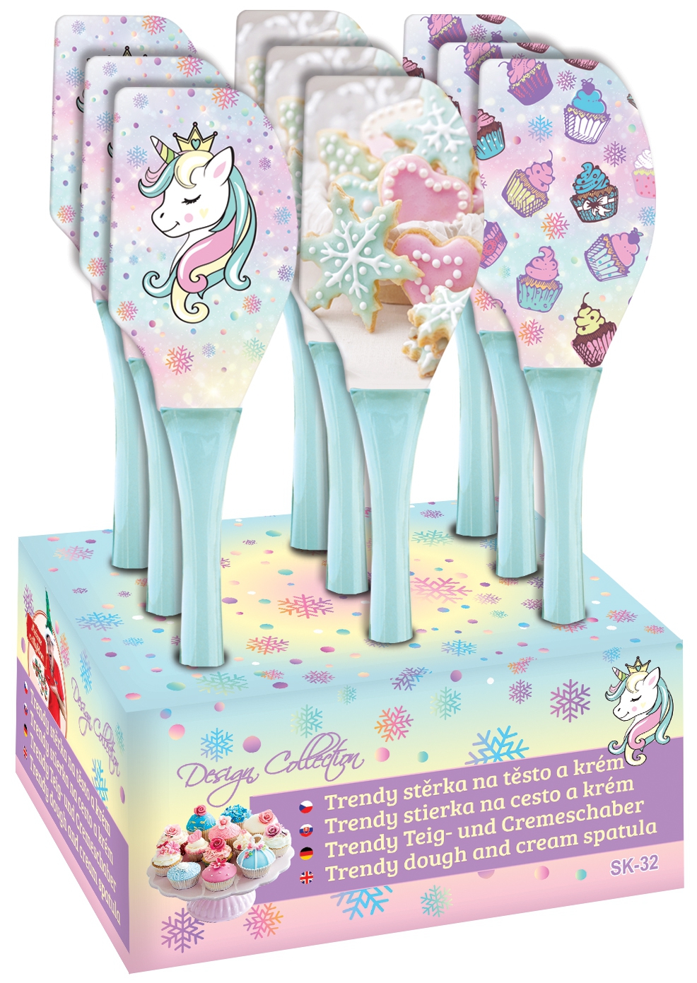 Teigschaber  Einhorn