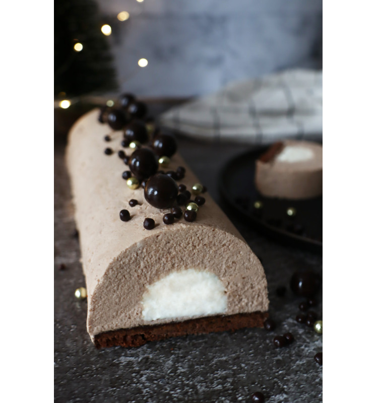 Dekorperlen Dunkle Schokolade & Gold – 50 g