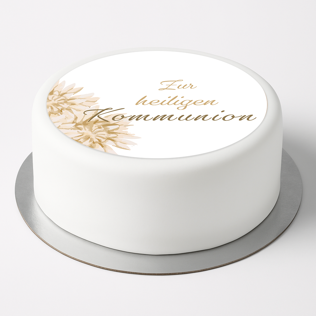 Tortenaufleger Kommunion Erstkommunion