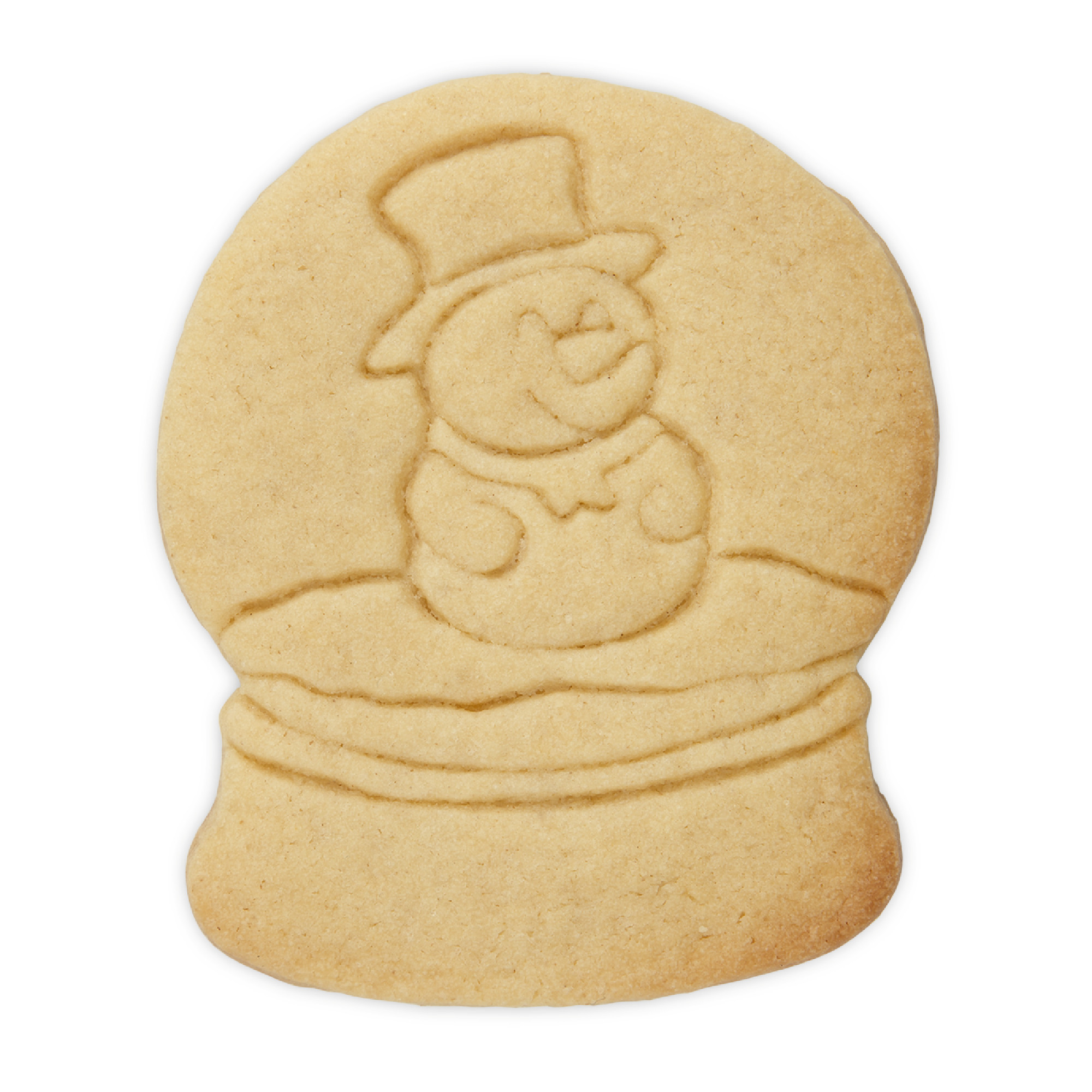 Präge-Ausstecher – Schneemann Glaskugel 