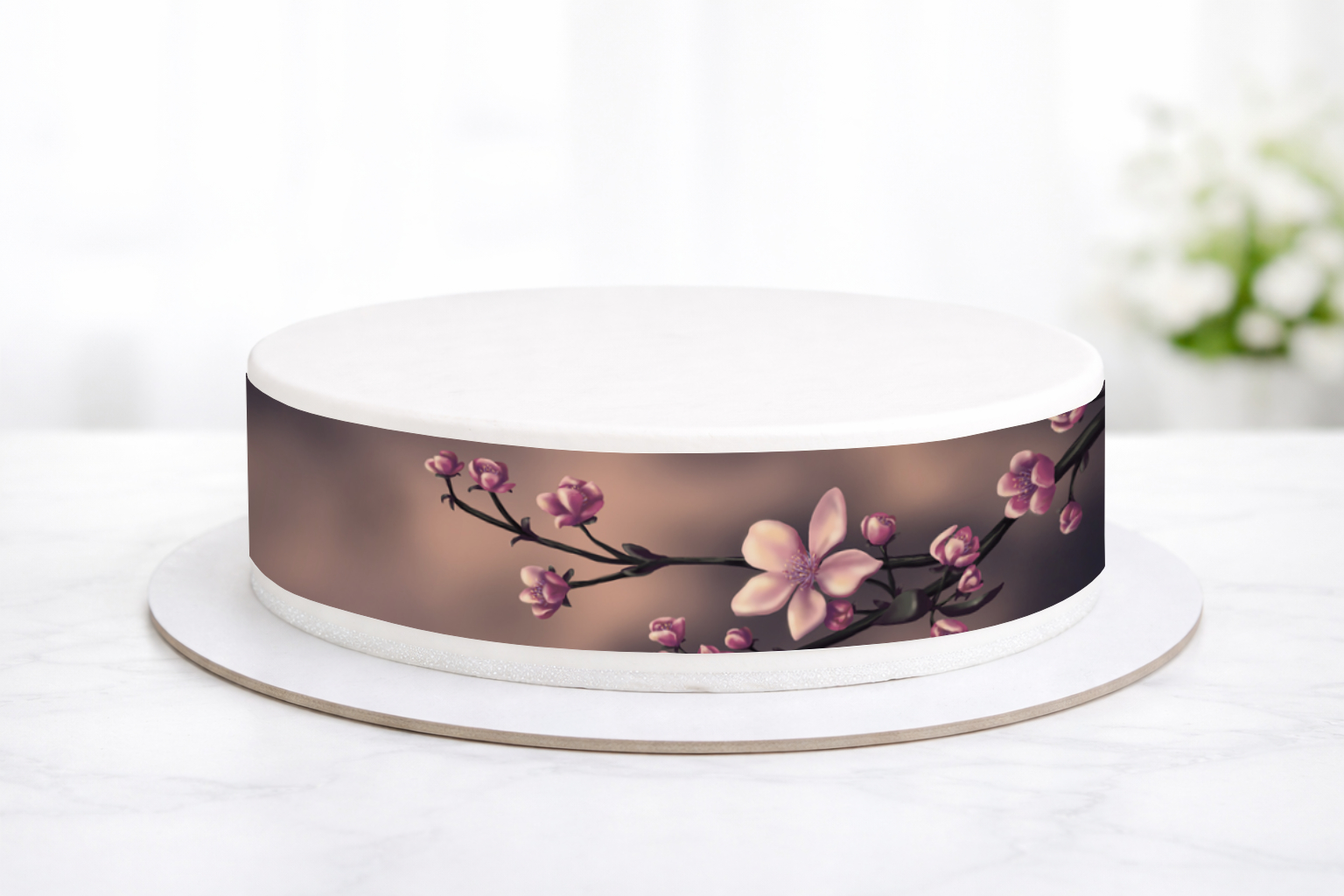 Tortenband Blumen Kirschblüte