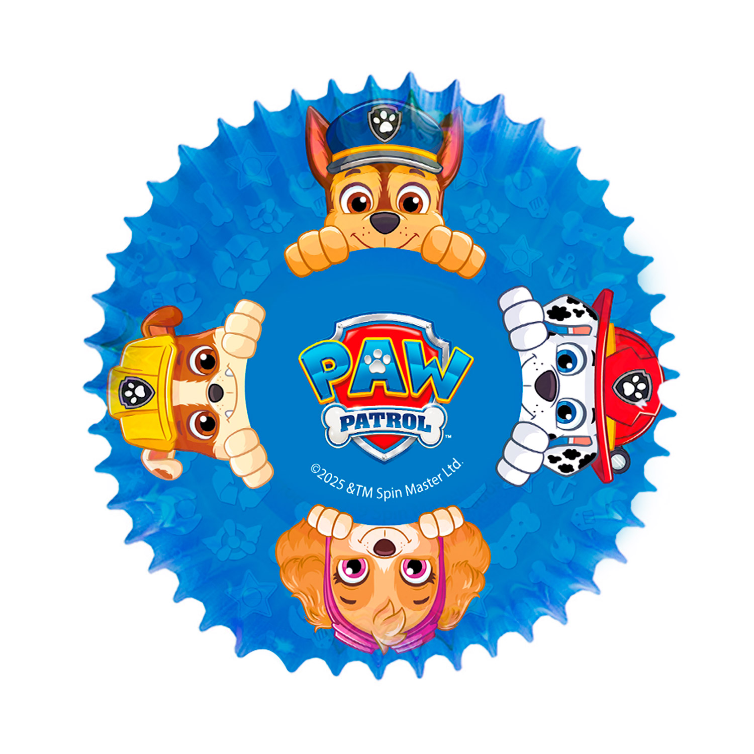 Cupcake Förmchen Paw Patrol Muffinförmchen blau