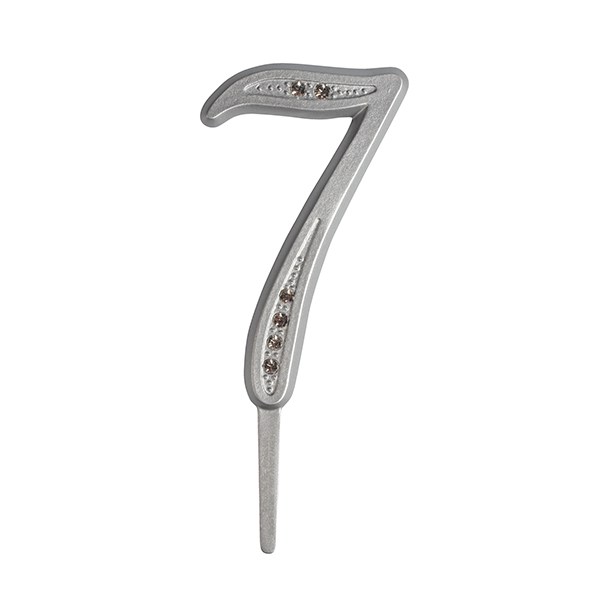 Cake Topper Zahl 7