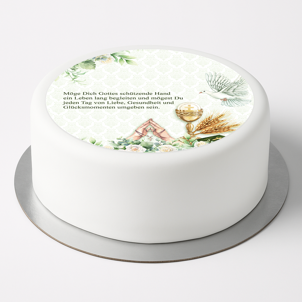 Tortenaufleger Erstkommunion