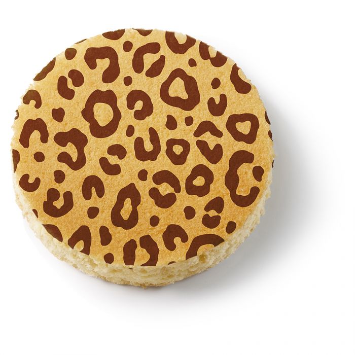 Essbares Transfer Sheet Braun 30x40 cm – 1 Bogen für Teig, Gebäck & Backdekor Leopardenmuster