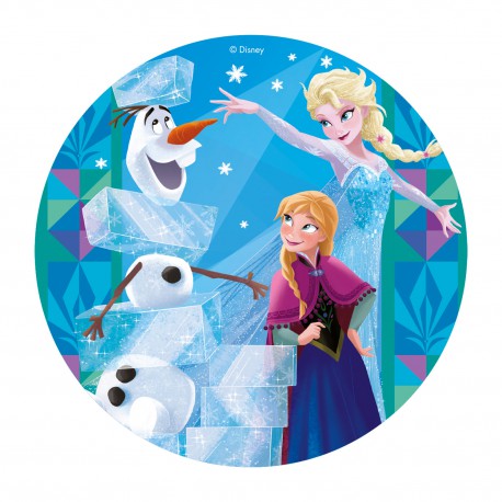 Tortenaufleger Elsa Anna Olaf | Frozen II Eiskönigin Oblate