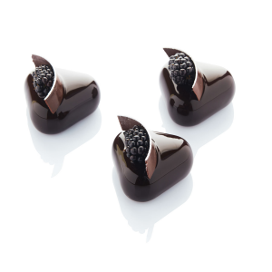 Martellato Triangle Silikonform BlackSil – Dreiecksform für 6 Monoporzionen Dessertform