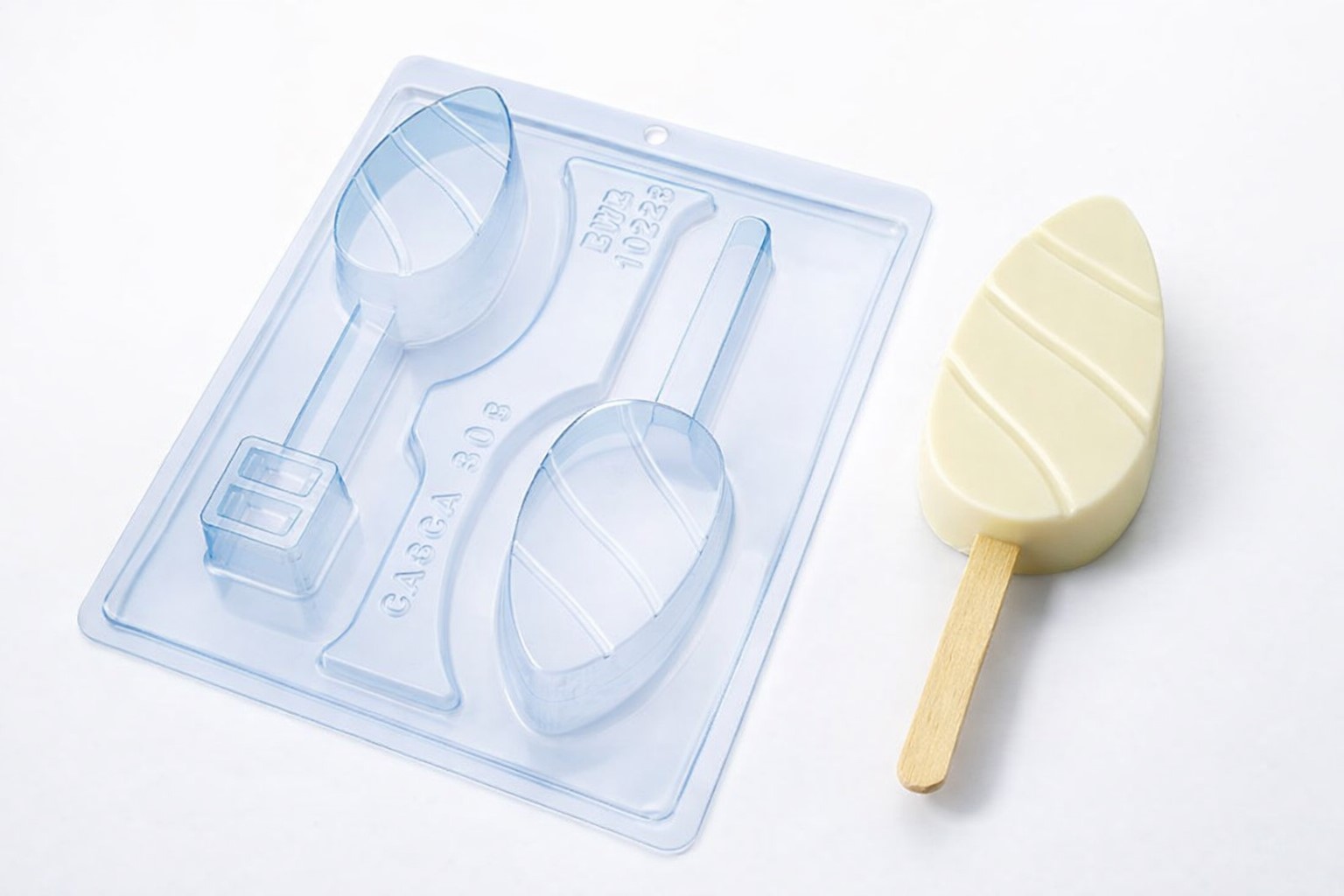 BWB Schokoladenform 3-teilig – Ei „Eis am Stiel“ (2er) 