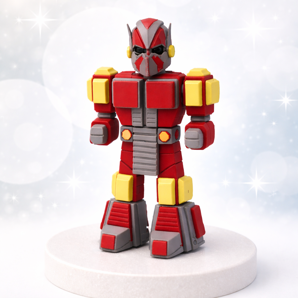 Tortenfigur Roboter Transformer XXL