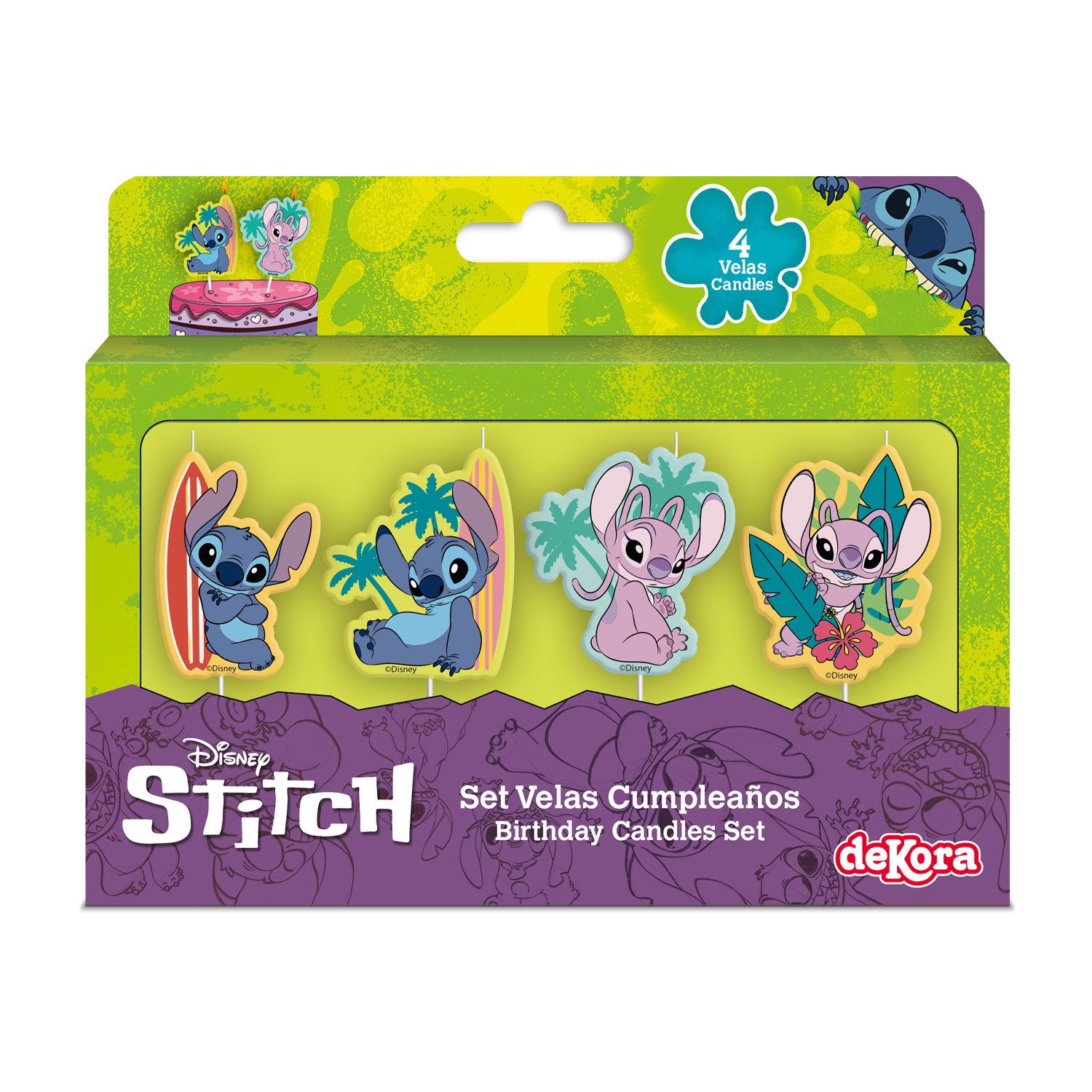 Kerze  „Stitch 4U“ – 3D-Kerze mit Lilo & Stitch Motiv