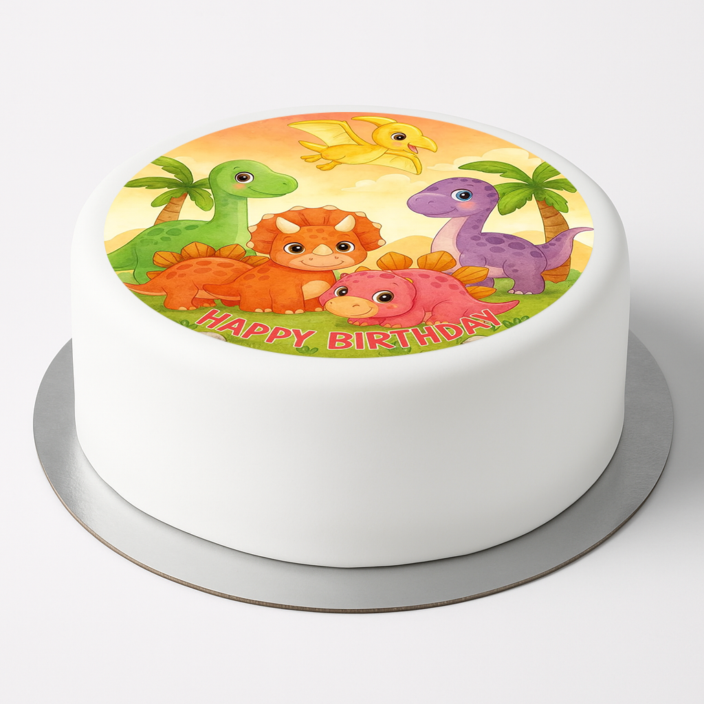 Tortenaufleger Dinosaurier