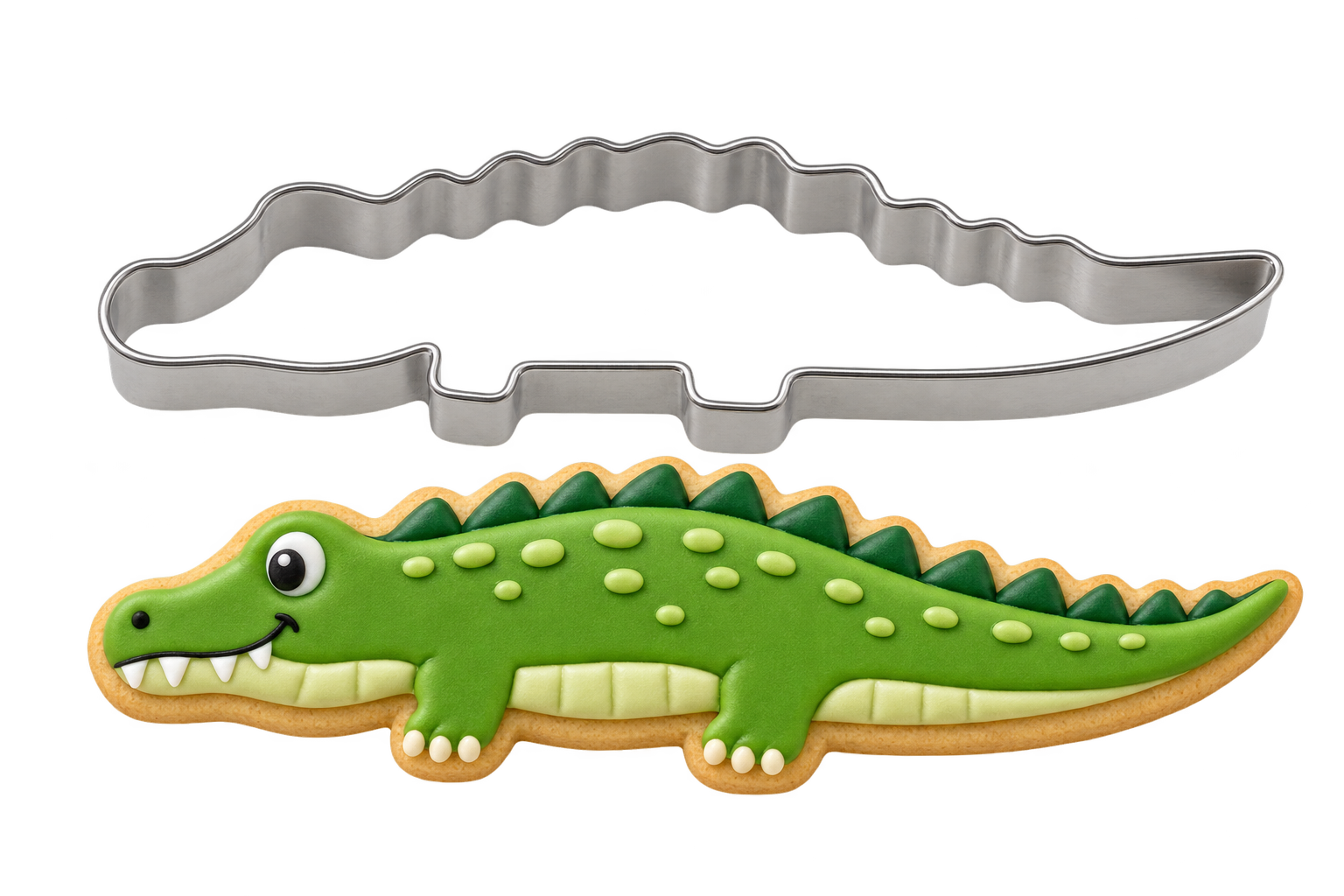 Ausstecher Krokodil