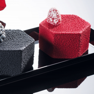 Dessertform-Set Petit-Fours - Sechseck klein Dessertform-Set Petit-Fours - Sechseck klein
