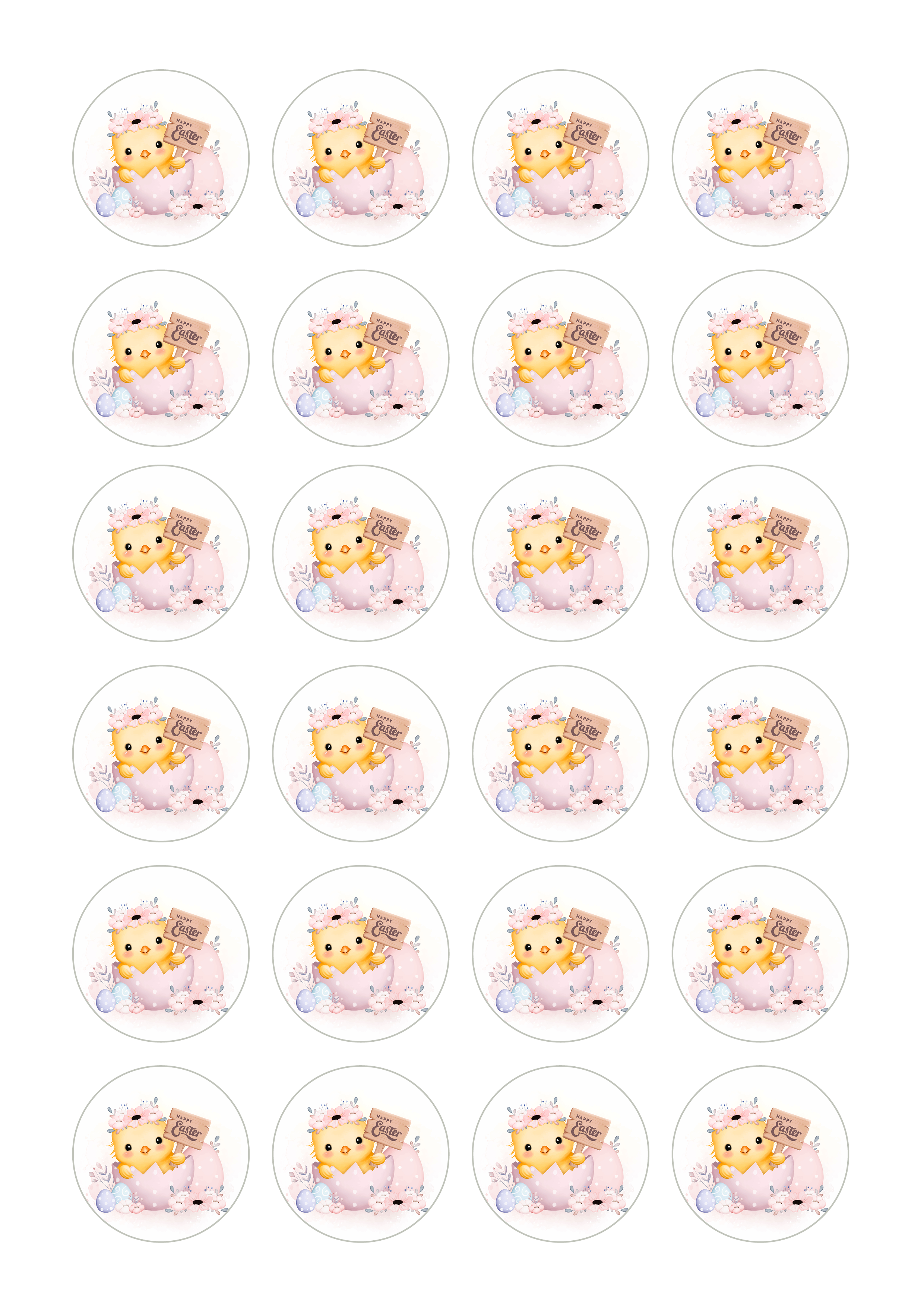 Muffinaufleger Ostern