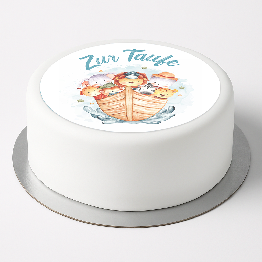 Tortenaufleger Taufe