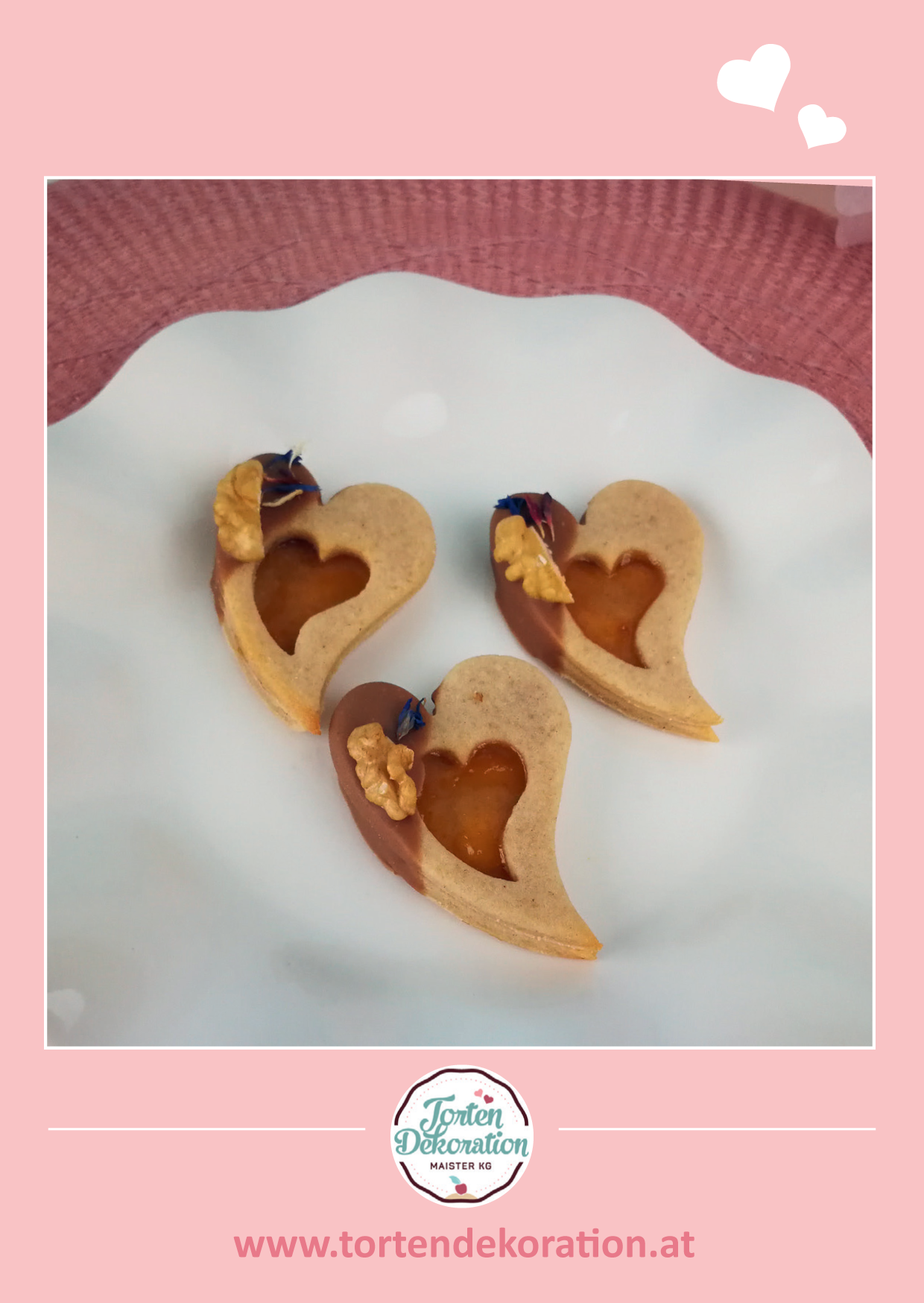 Rezeptkarte Honigplätzchen