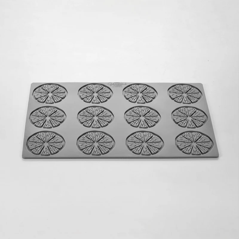 Pavoni Silikonmatte Citrus GG078 – Dekorationsmatte für Tuiles und feine Dessertdekore