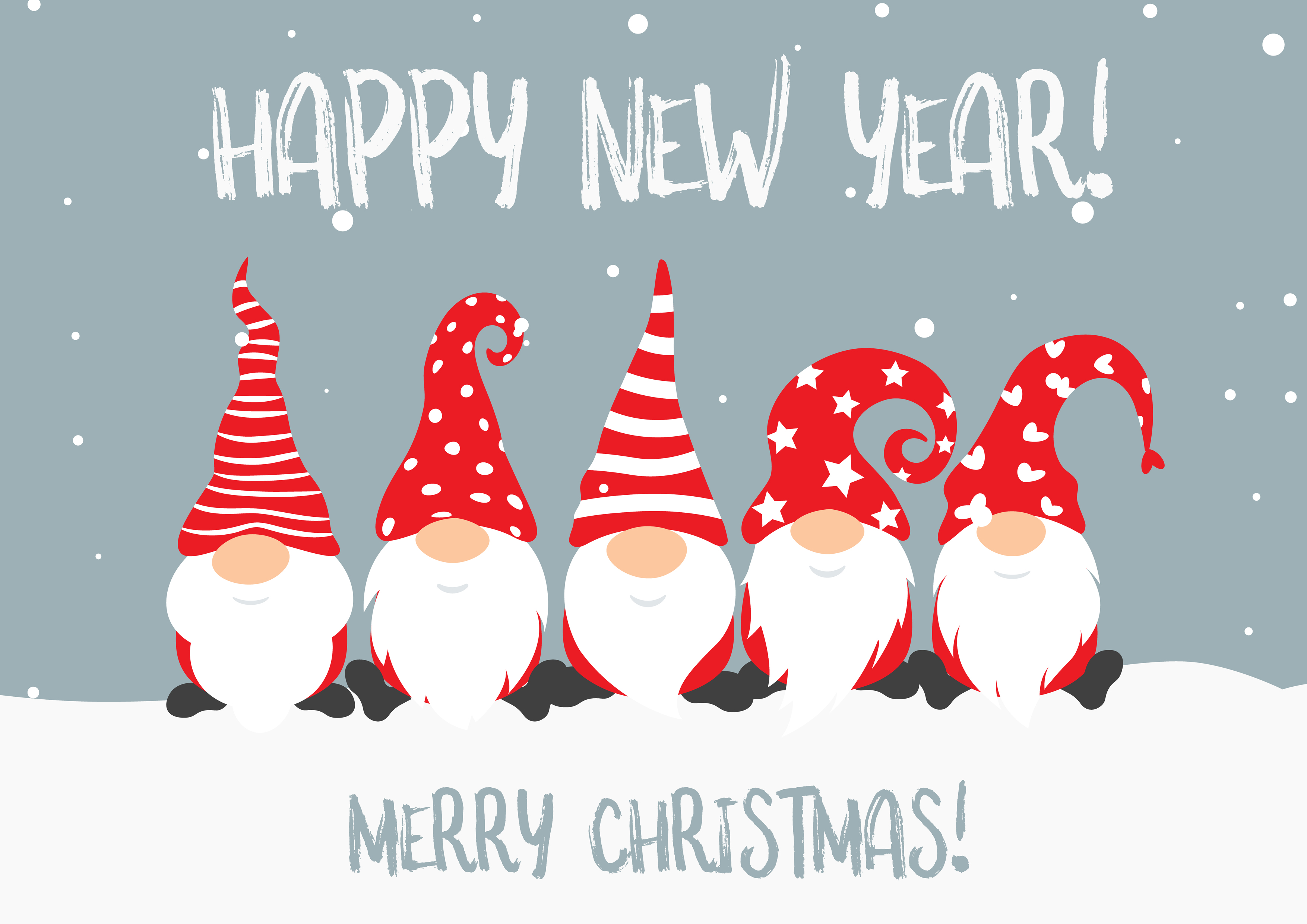 Deko Fondant Happy New Year Merry Christmas