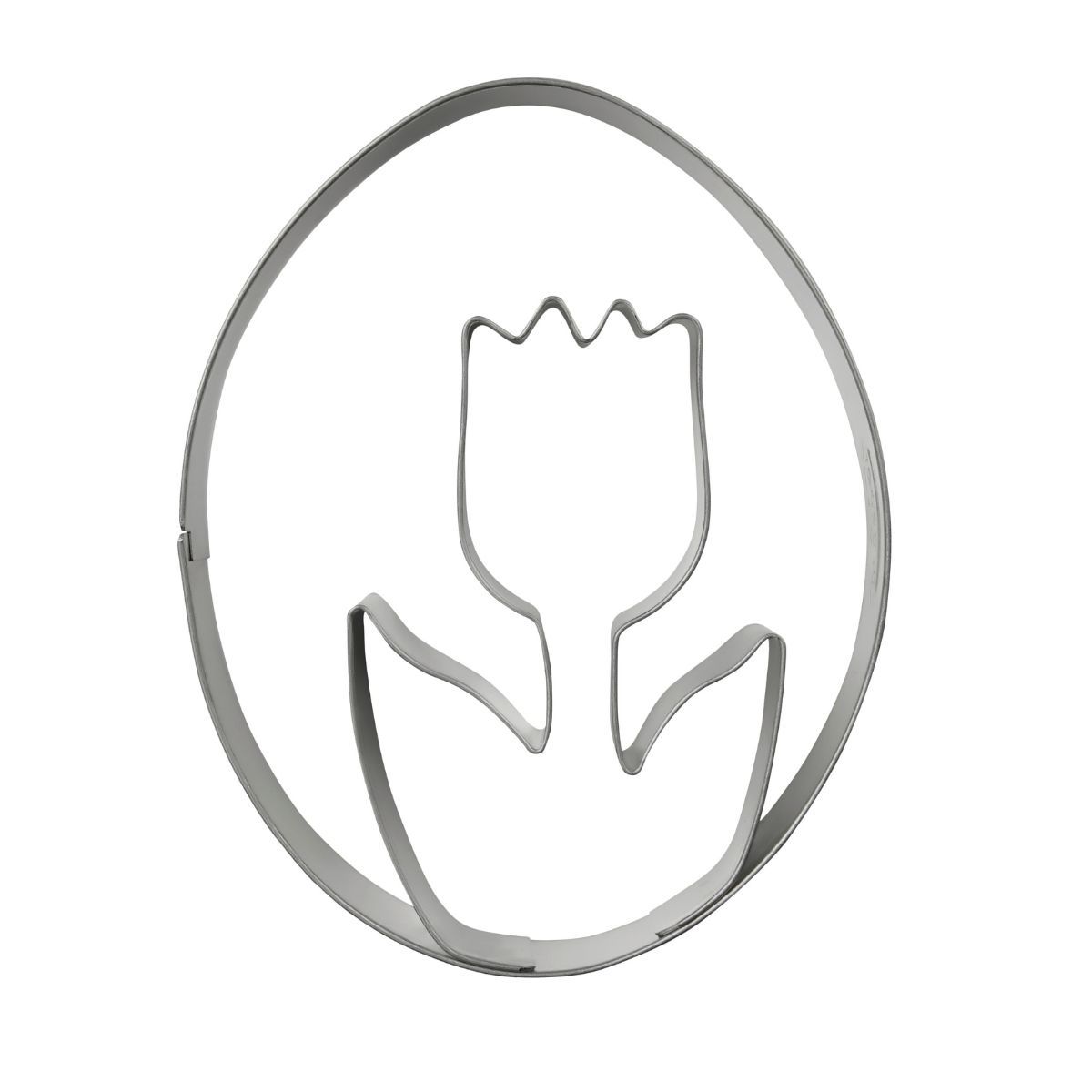 Dr. Oetker Ausstechformen Hase & Tulpe Set 2-teilig – Oster Ausstecher für Kekse, Fondant & Frühlingsgebäck