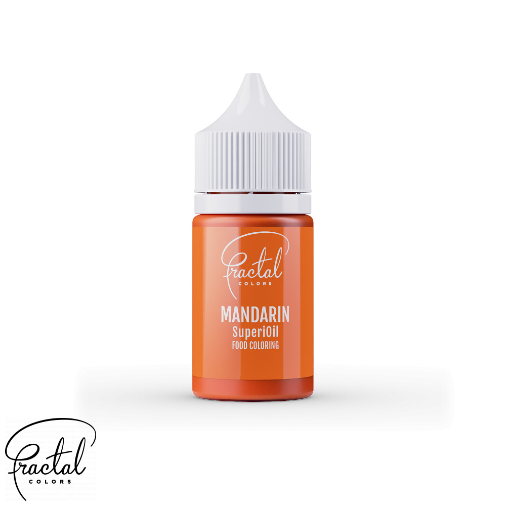 Lebensmittelfarbe Mandarine auf Ölbasis 30g 