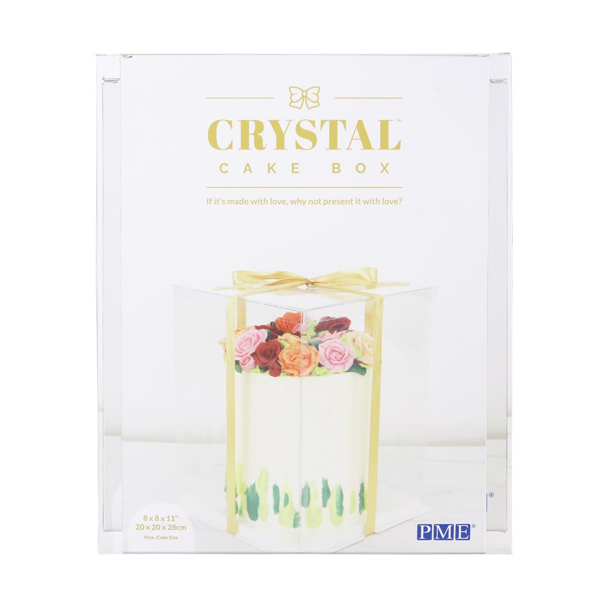 Tortenbox Crystall CCB10 | 28x28x30 cm