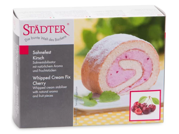 Sahnefest Kirsch 125 g – Sahnestabilisator mit Kirschgeschmack
