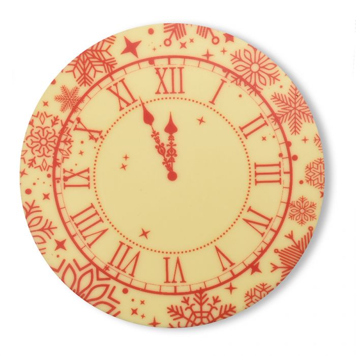 Schokoladendekor Uhr