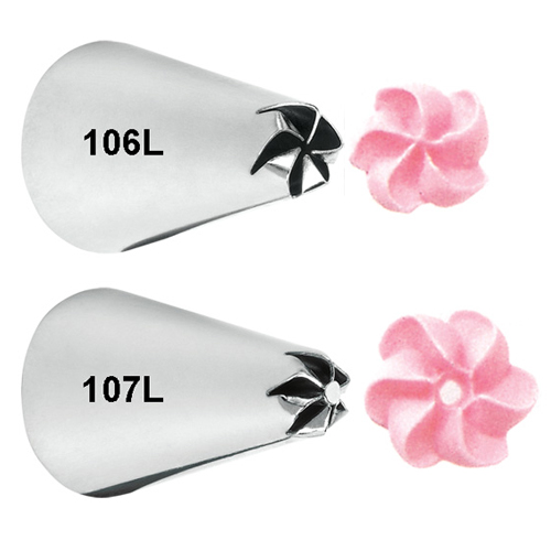 Wilton Spritztüllen Set #106 & #107