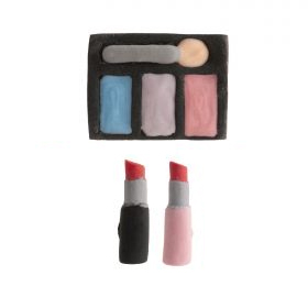 Make-up – 3-teiliges Set mit Lippenstift & Schminkpalette
