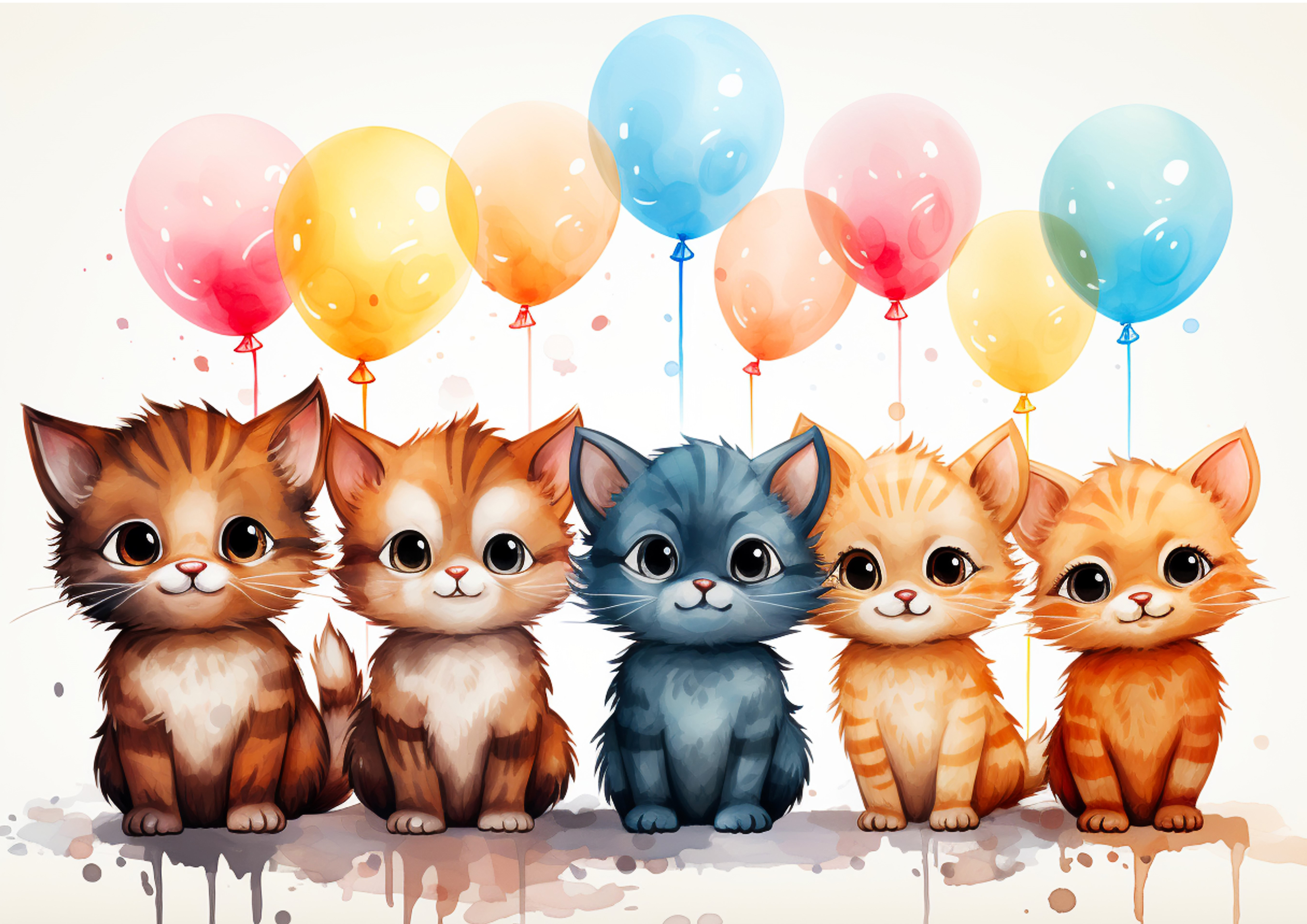 Deko Fondant Katzen 