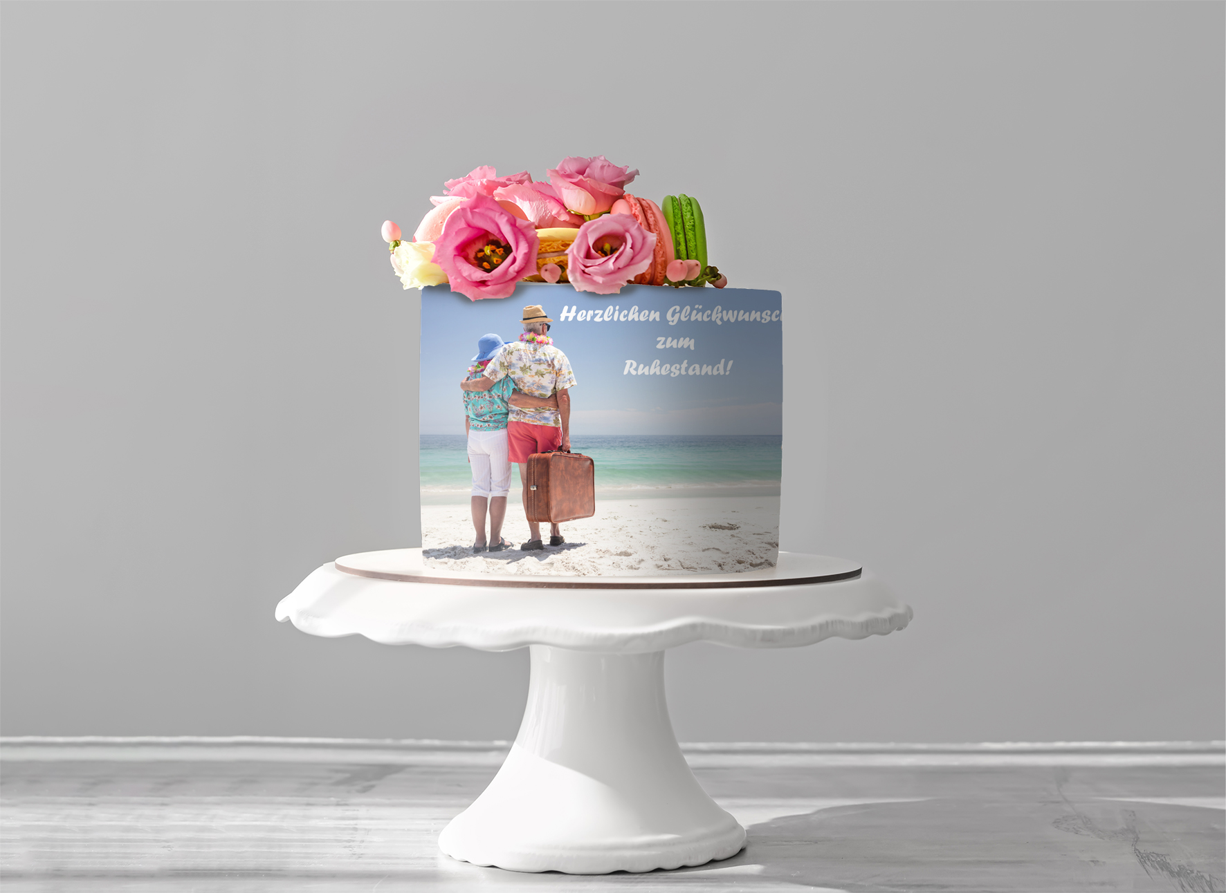 Deko Fondant Pensionierung