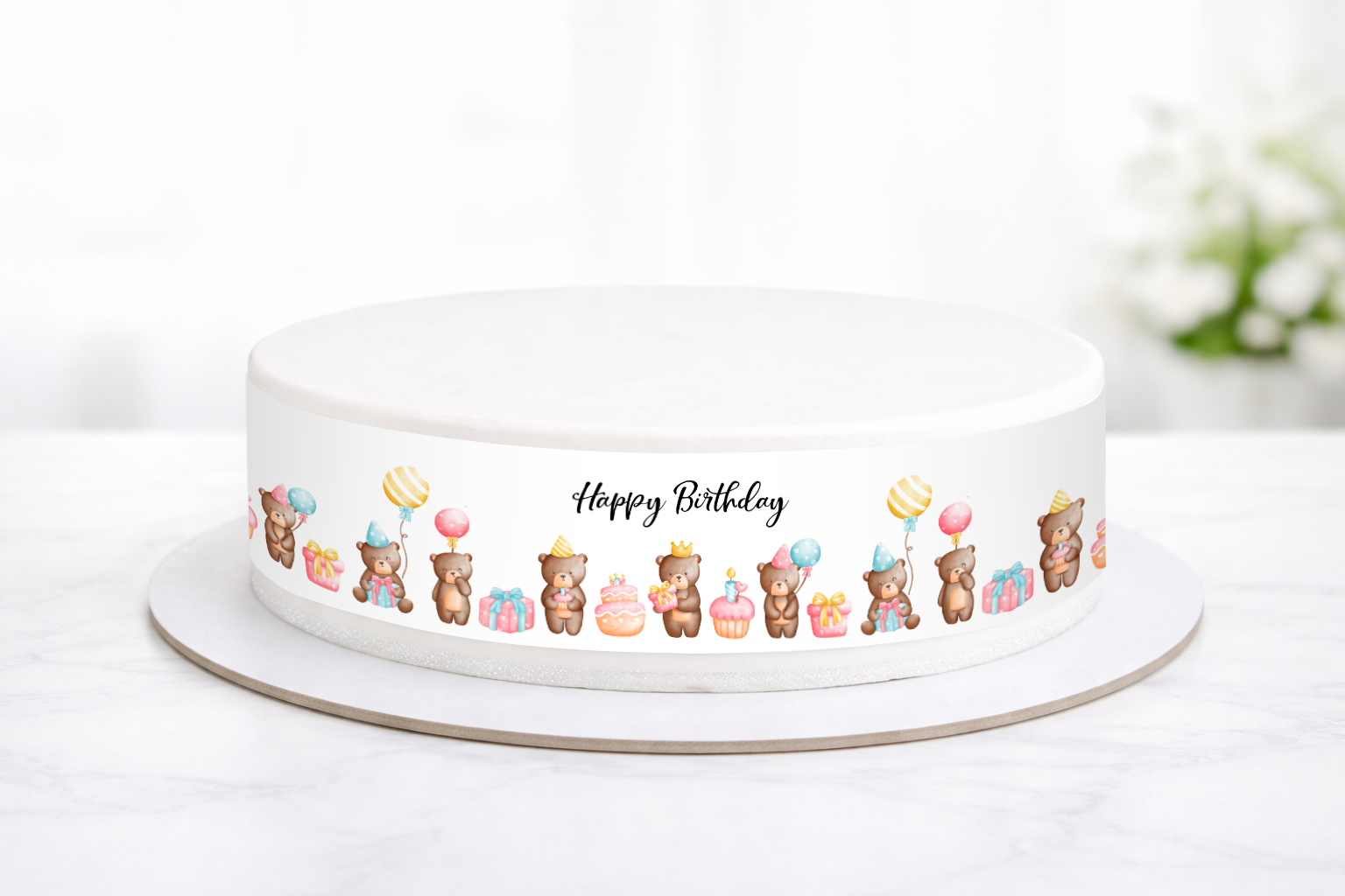 Tortenband Happy Birthday 