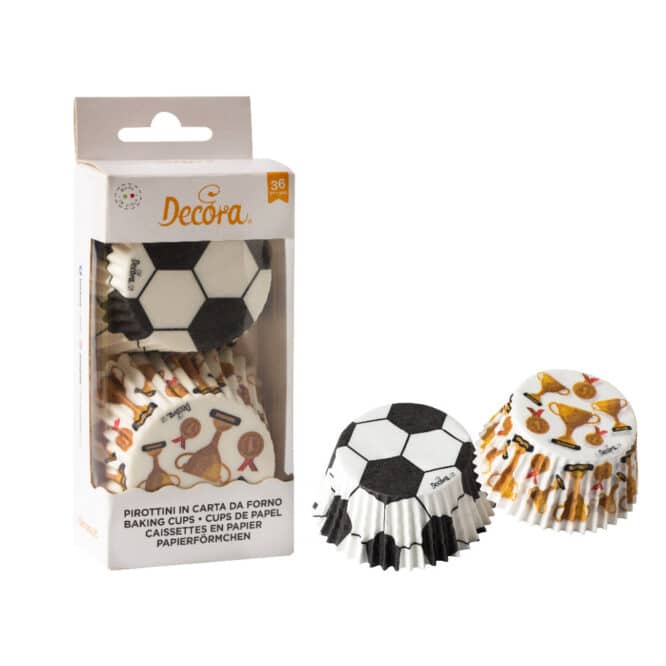 Muffinförmchen Champions Fußball